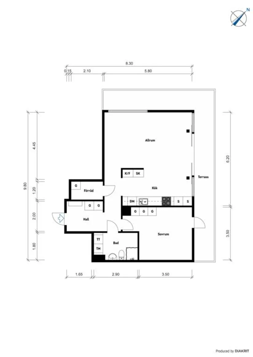 Bostadsrätt, Östbergsvägen 9, Uddevalla