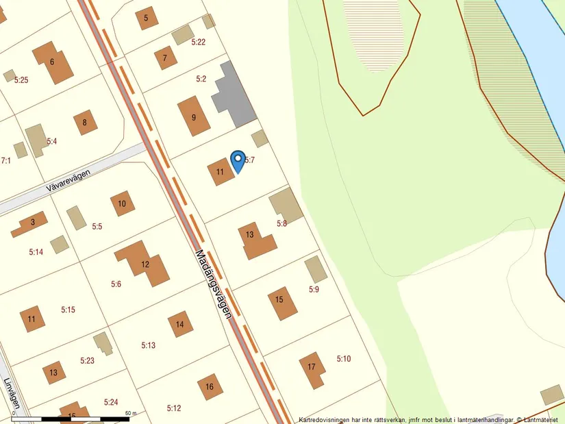 Villa, Madängsvägen 11, Madängsholm, Tidaholm