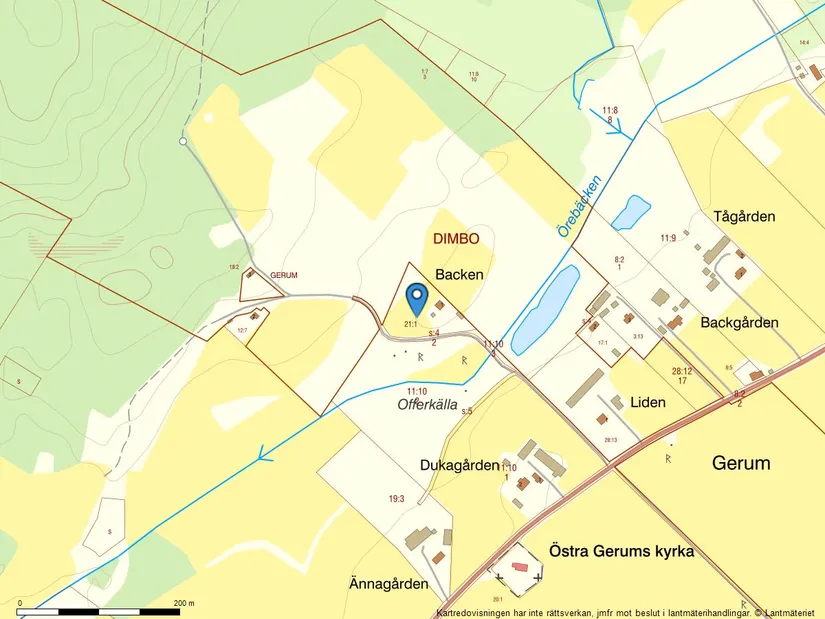 Villa, Östra Gerum Backen 1, Östra Gerum, Tidaholm