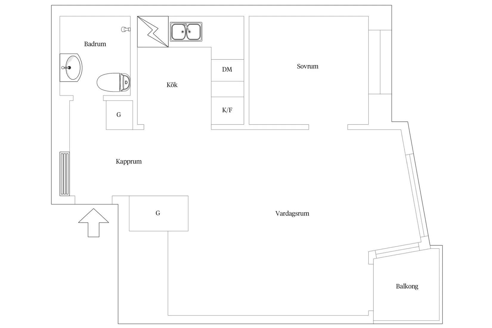 Bostadsrätt, Möregatan 10, Södermalm Katarina, Stockholm
