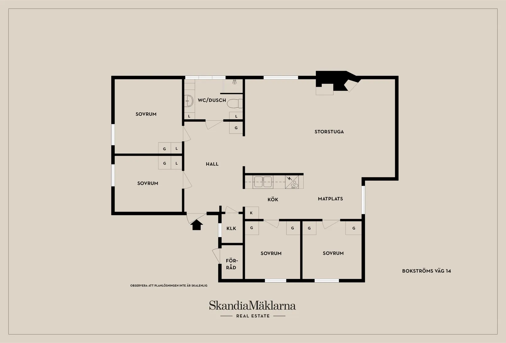 Villa, Bokströms väg 14, Karlskrona