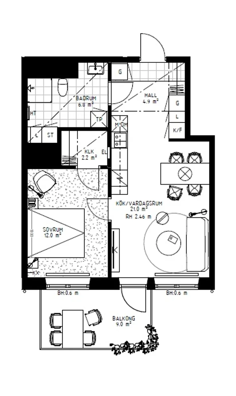 Bostadsrätt, Stigbergsliden 12A, Masthugget, Göteborg