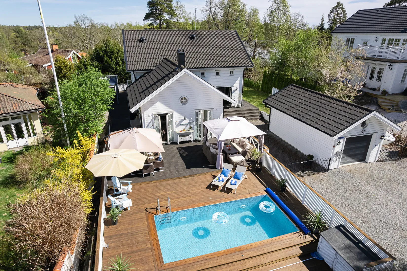 Villa, Rödbosundsvägen 33B, Margretelund, Österåker
