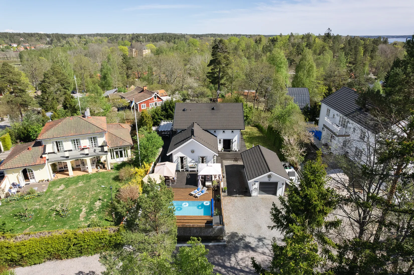 Villa, Rödbosundsvägen 33B, Margretelund, Österåker