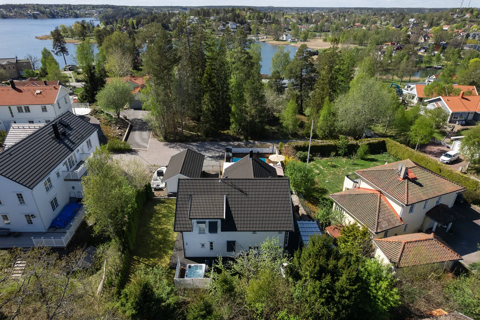 Villa, Rödbosundsvägen 33B, Margretelund, Österåker