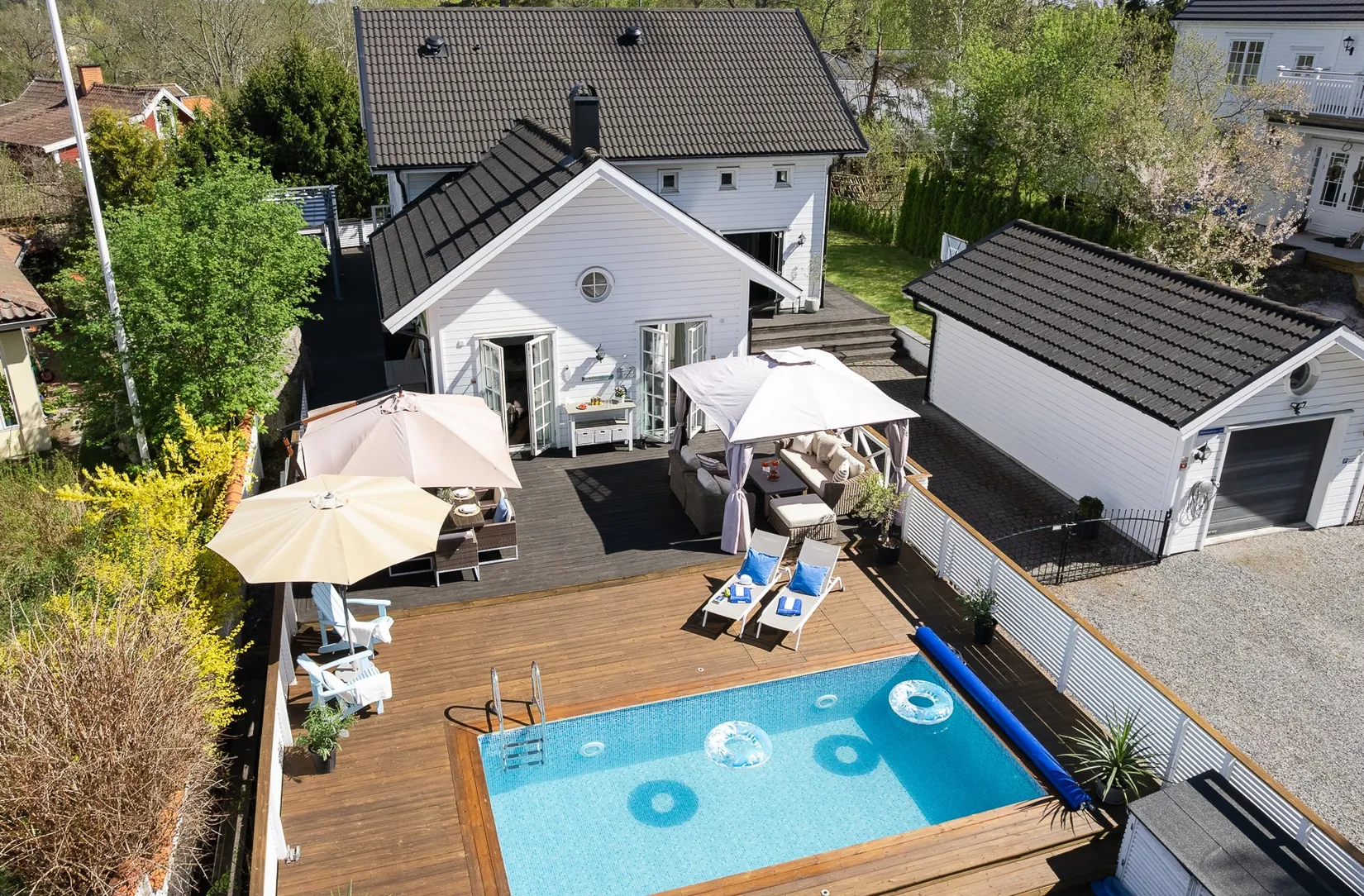 Villa, Rödbosundsvägen 33B, Margretelund, Österåker