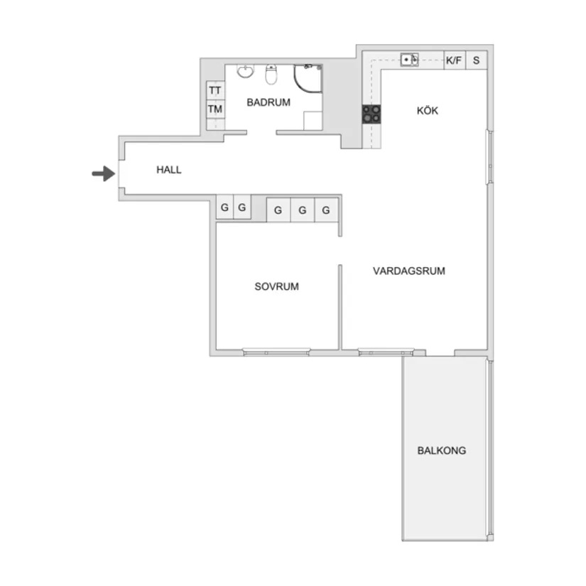 Bostadsrätt, Kvillegatan 3, Centrala Hisingen Porslinsfabriken, Göteborg