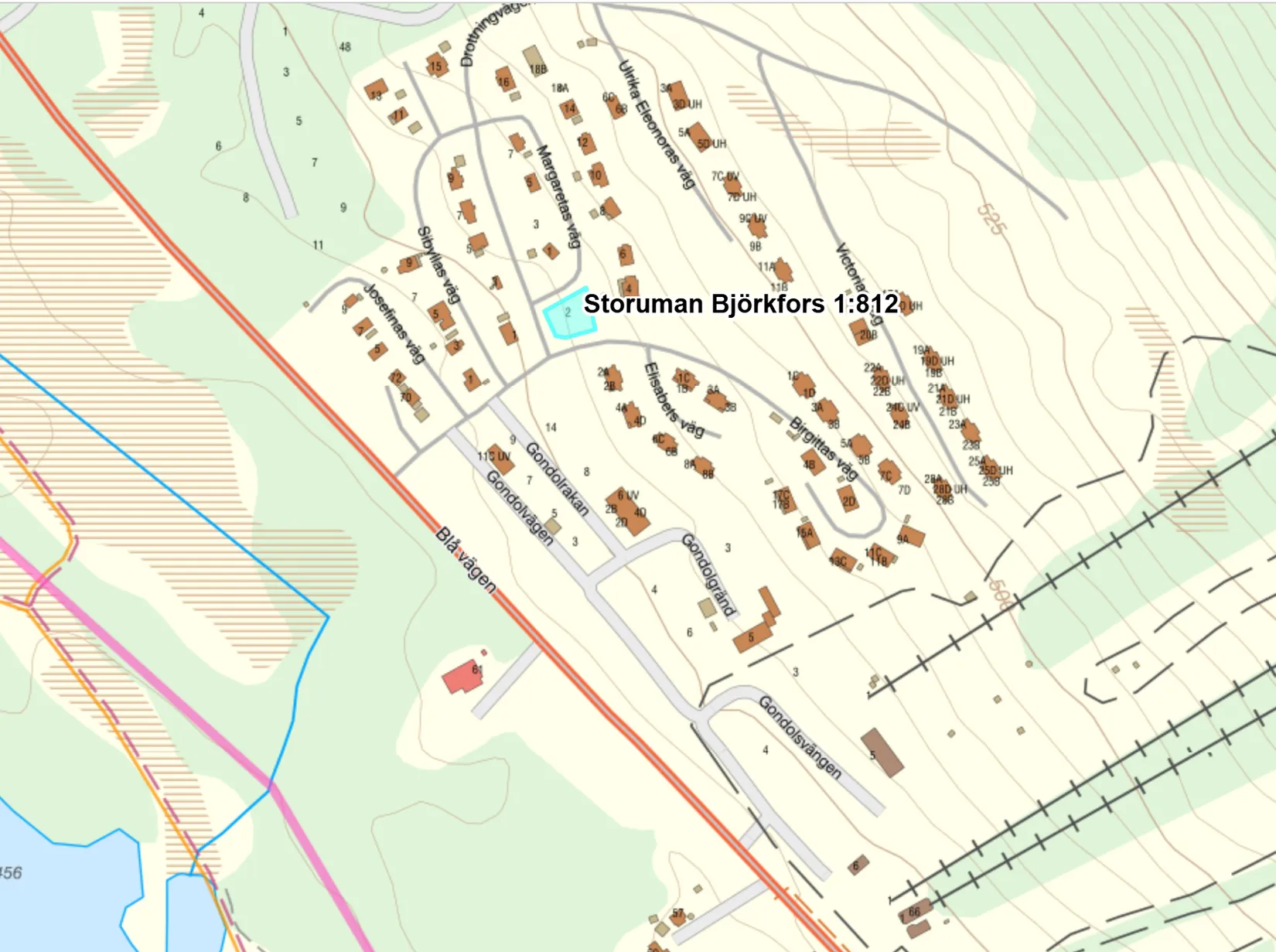 Tomt, Margaretas väg 2, Hemavan, Storuman
