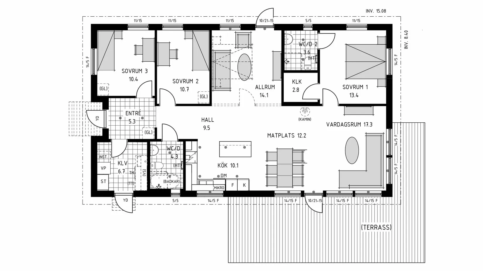 Villa, Almåsvägen 1C, Gällinge, Kungsbacka