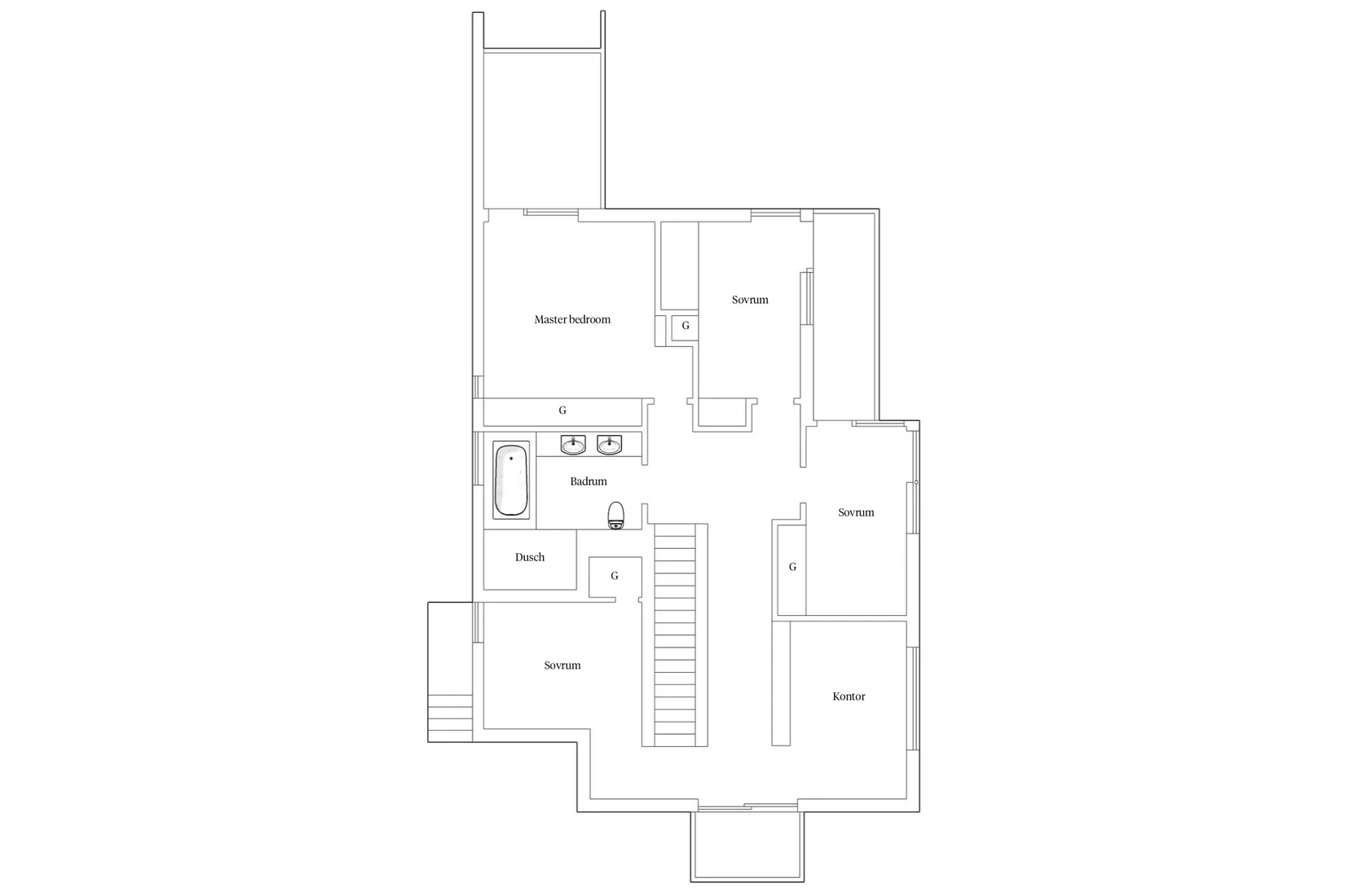 Villa, Hermelinsvägen 18B, Boo Gård, Nacka