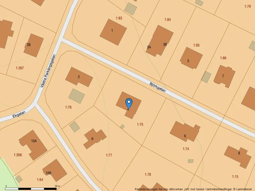 Villa, Björkgatan 4, Brämhult, Borås