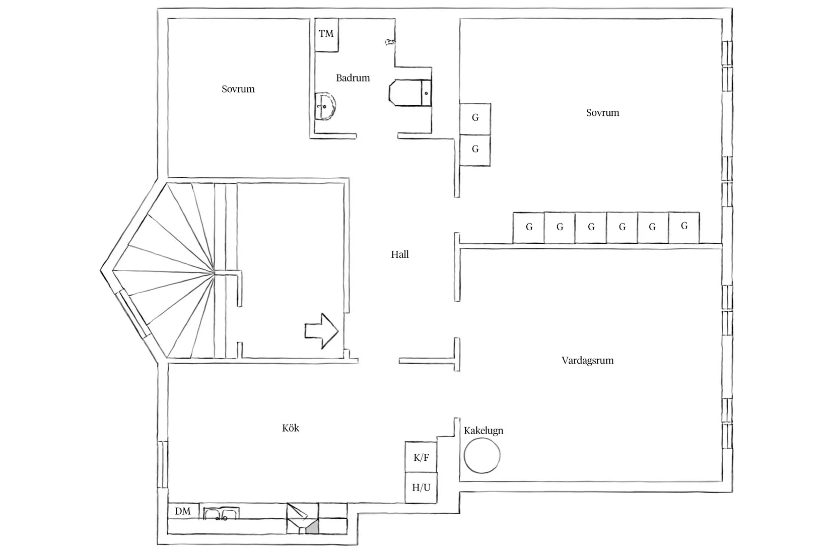 Bostadsrätt, Kommendörsgatan 25F, Majorna, Göteborg