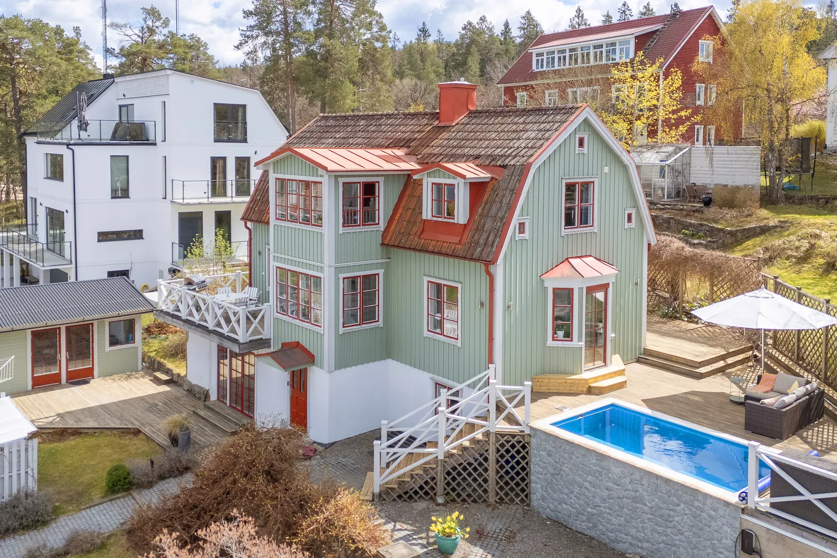 Villa, Tallvägen 8, Hästhagen, Nacka