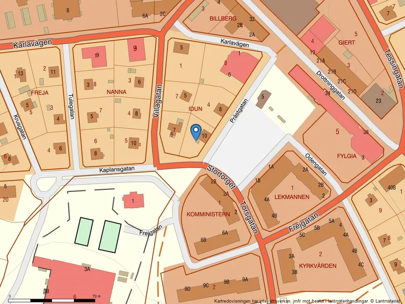 Villa, Prästgatan 10, Centralt, Kungsör