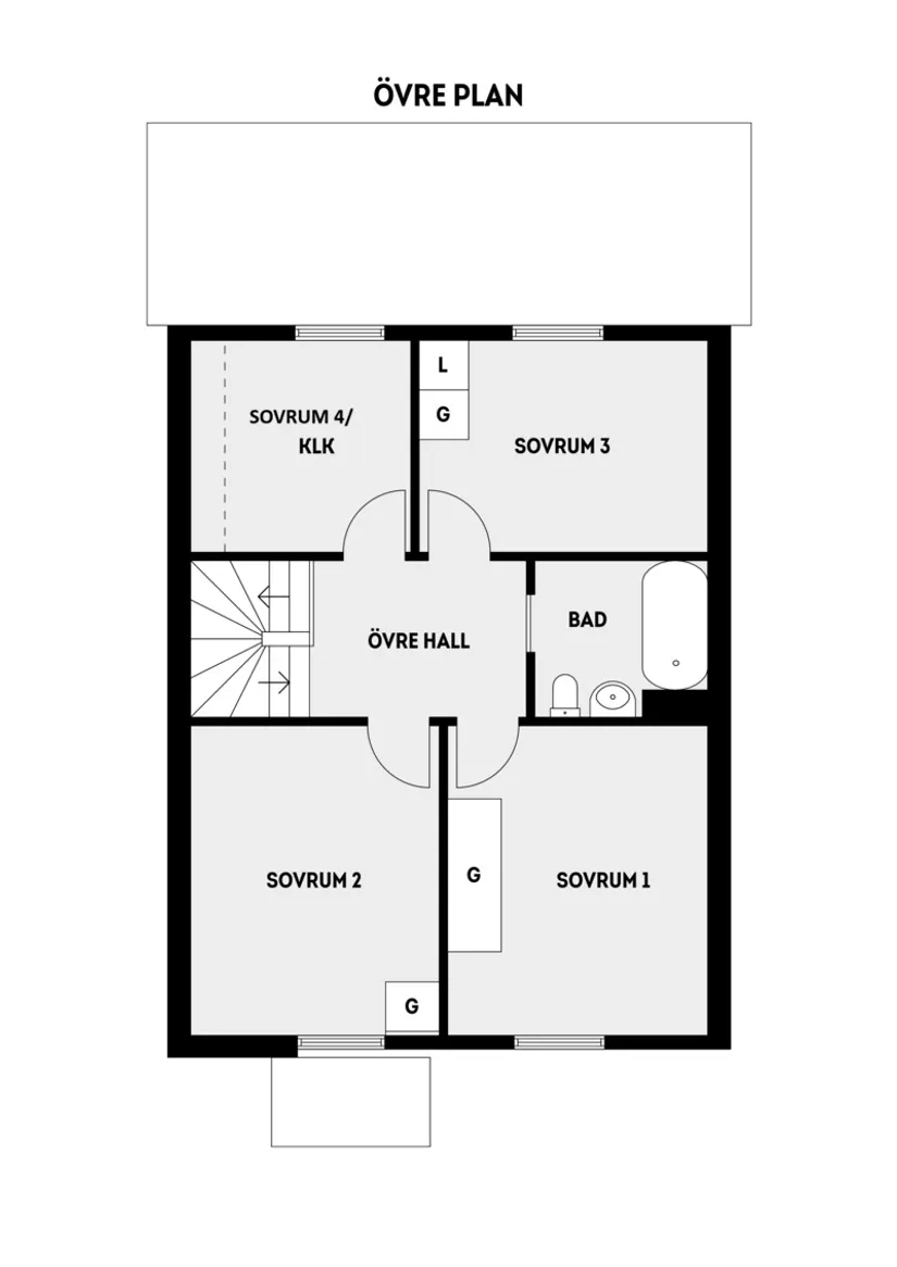 Villa, Radhus, Palmstruchs väg 64, Gribbylund, Täby