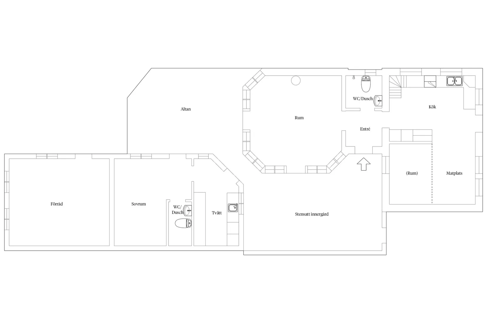 Villa, Strandvägen 204, Gamla delen, Lomma