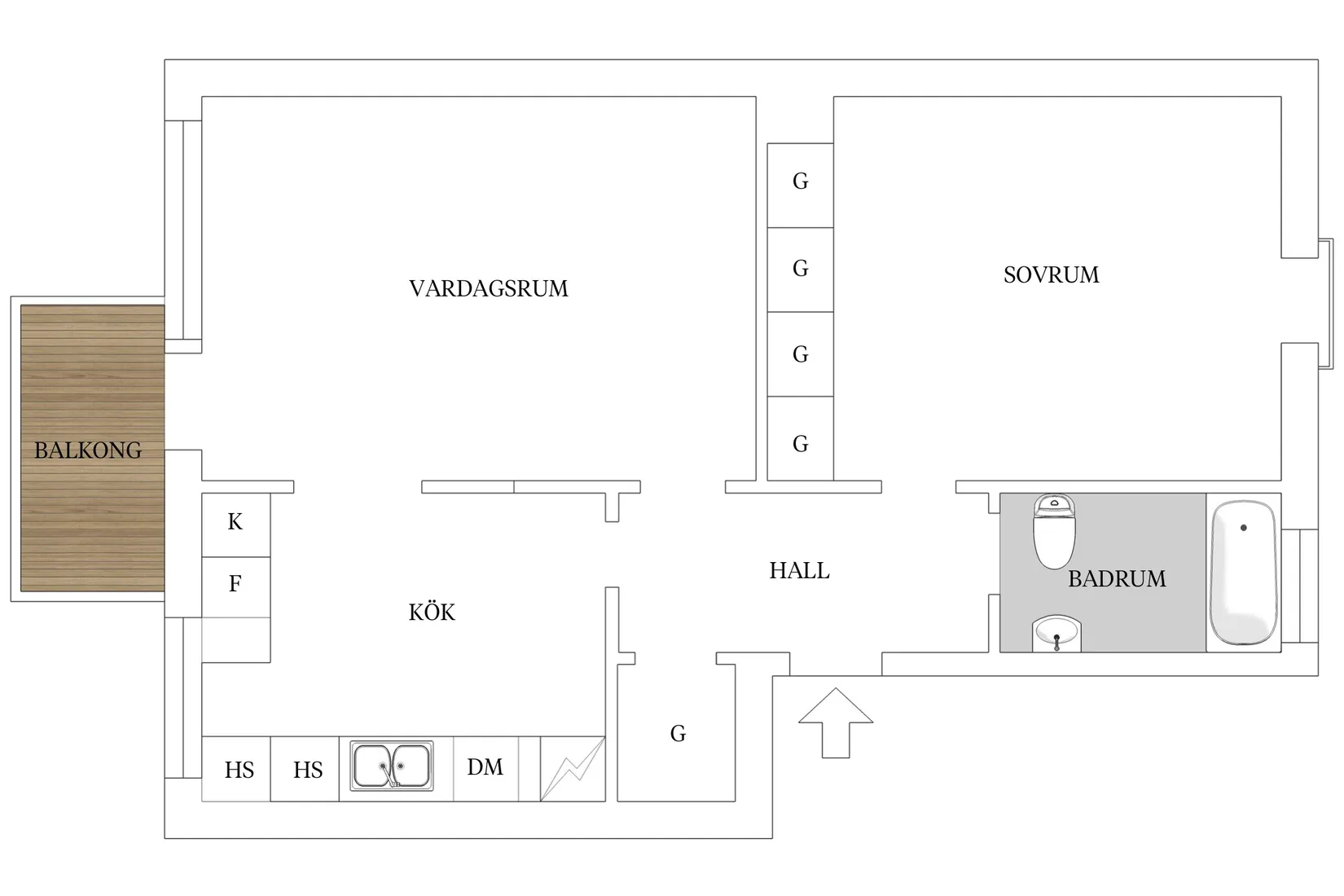 Bostadsrätt, Trollebergsvägen 38B, Väster, Lund