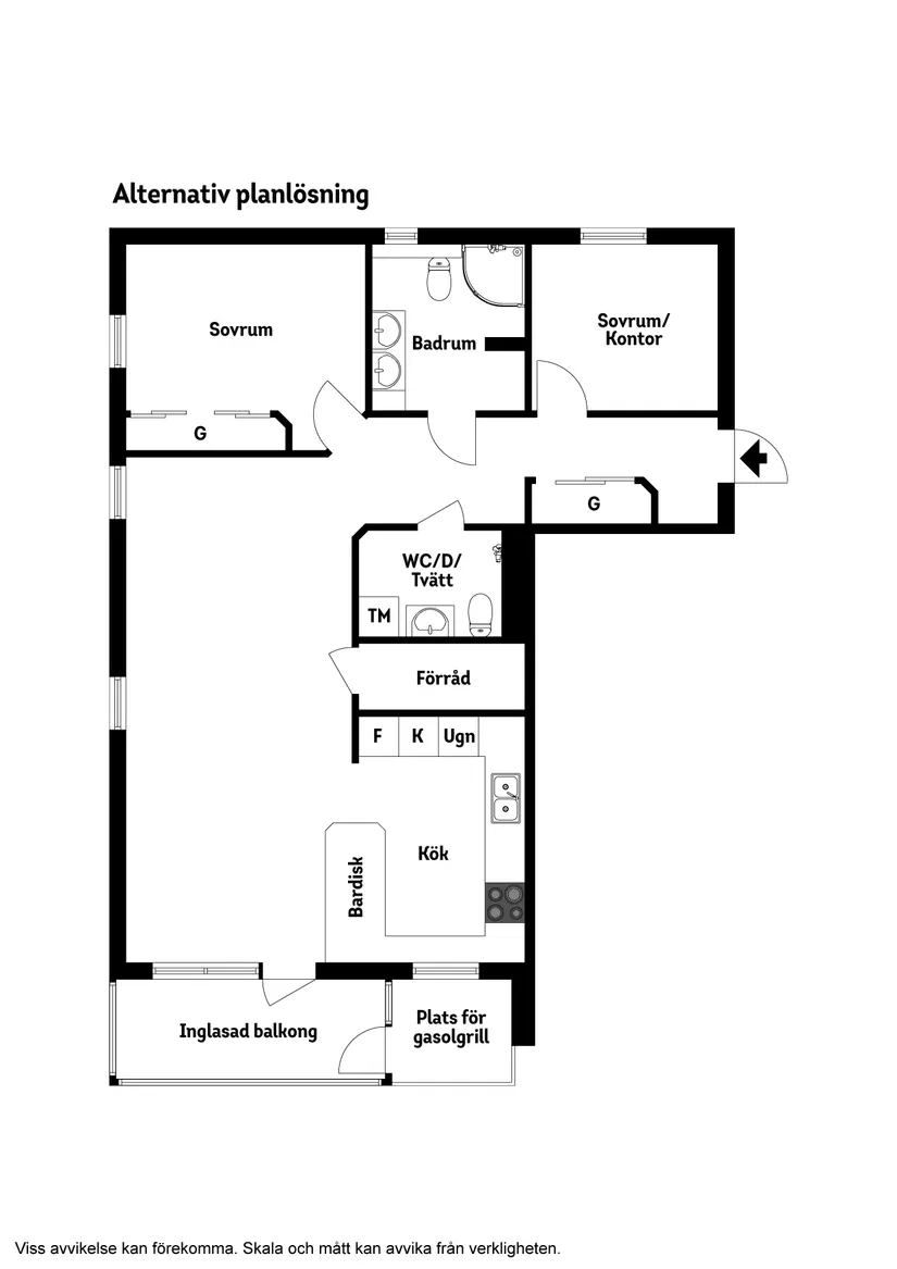 Bostadsrätt, Bruksvägen 3A, Surte, Ale