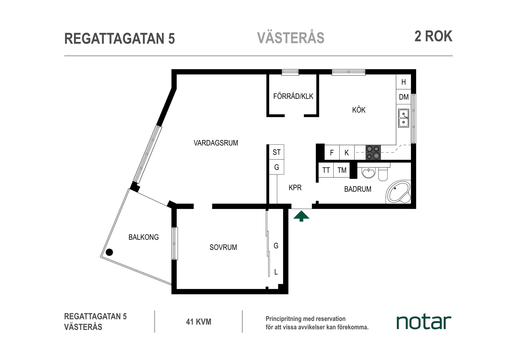 Bostadsrätt, Regattagatan 5, Öster Mälarstrand, Västerås