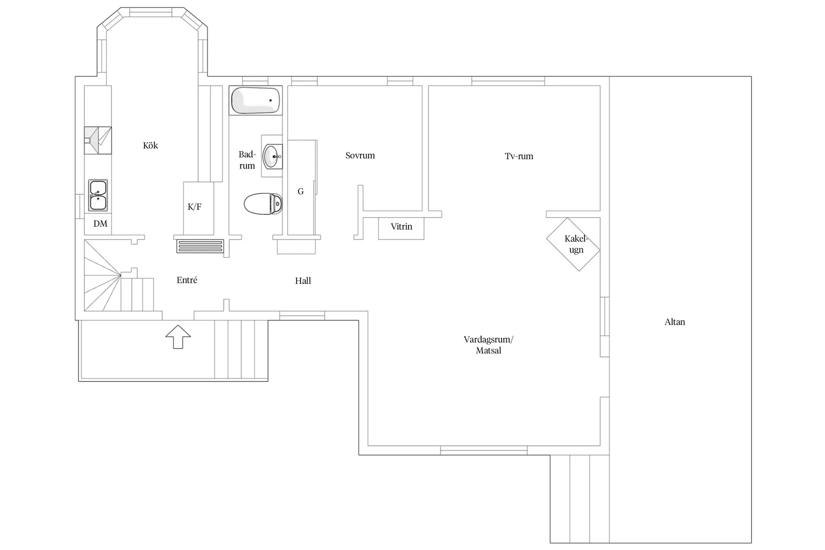 Villa, Apelvägen 4, Sommarro, Karlstad