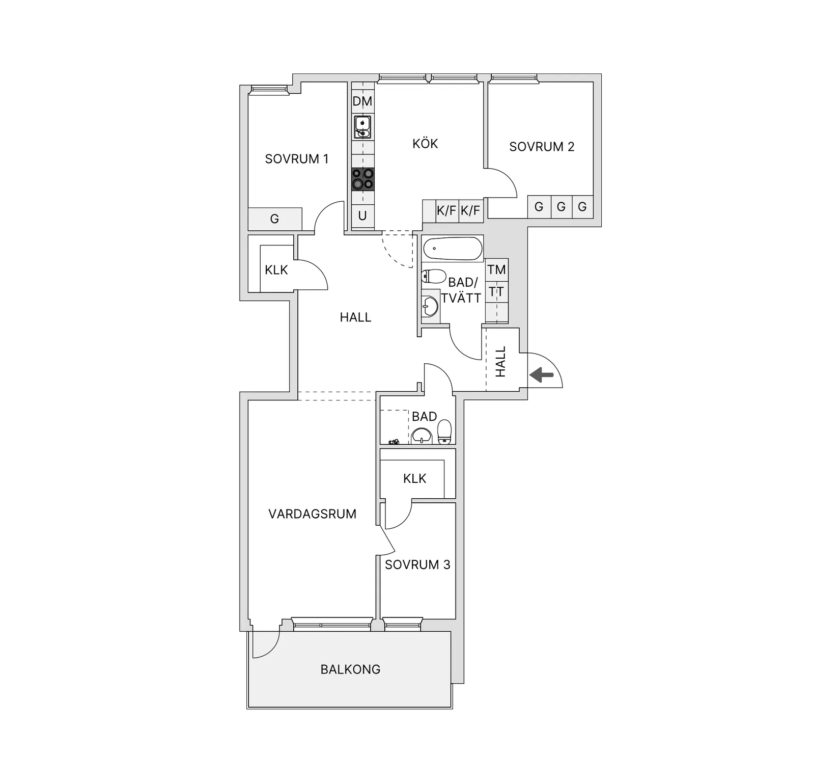 Bostadsrätt, Sankt Göransgatan 85, vån 3, Kungsholmen Fridhemsplan, Stockholm