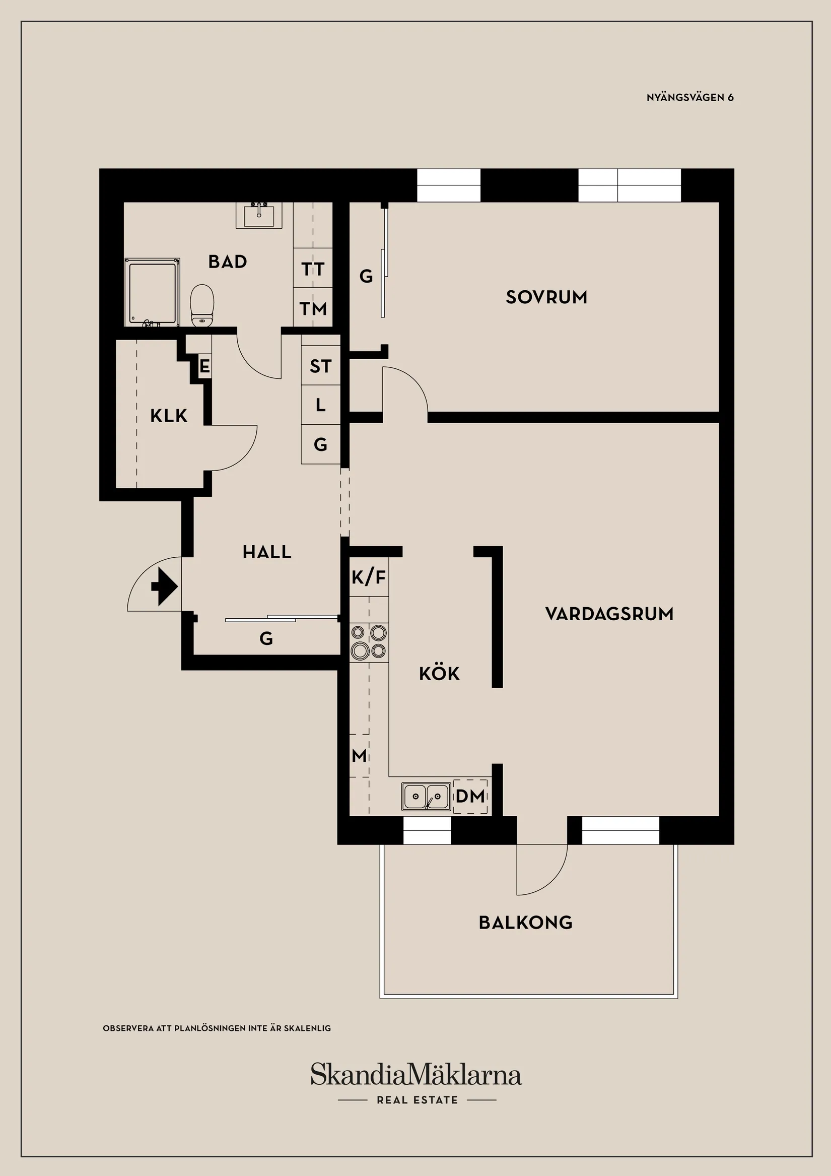 Bostadsrätt, Nyängsvägen 6, Botkyrka