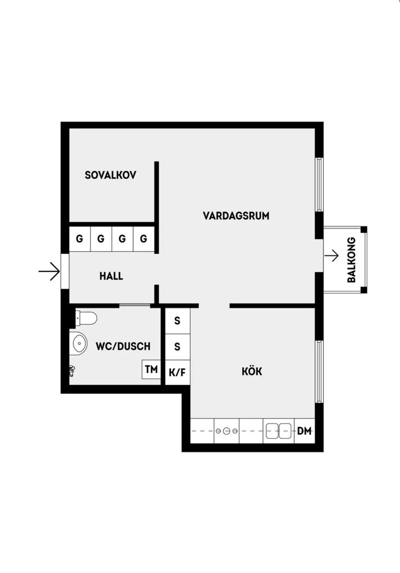 Bostadsrätt, Biblioteksgången 6, Täby Centrum, Täby
