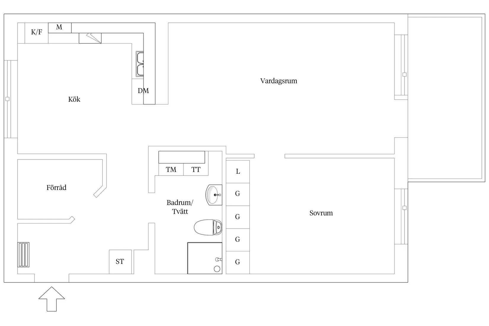 Bostadsrätt, Vänortsgatan 7, Lillhamra, Västerås