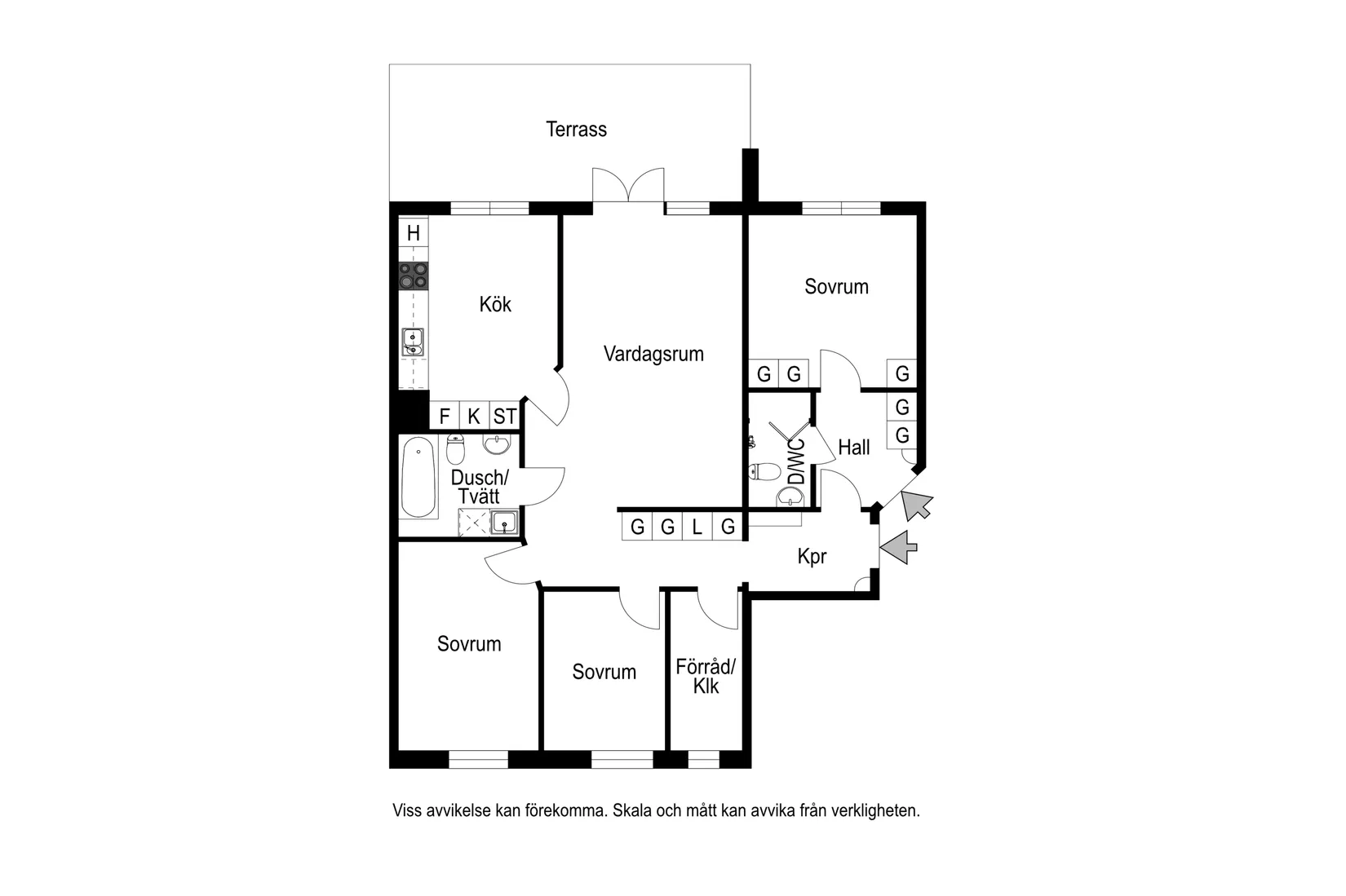 Bostadsrätt, Kabeluddsvägen 14, Gribbylund, Täby