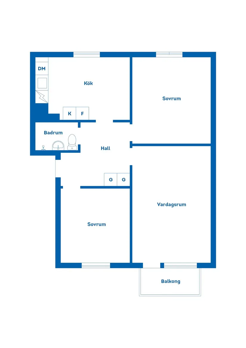 Bostadsrätt, Nygatan 4A, Centralt, Gnesta
