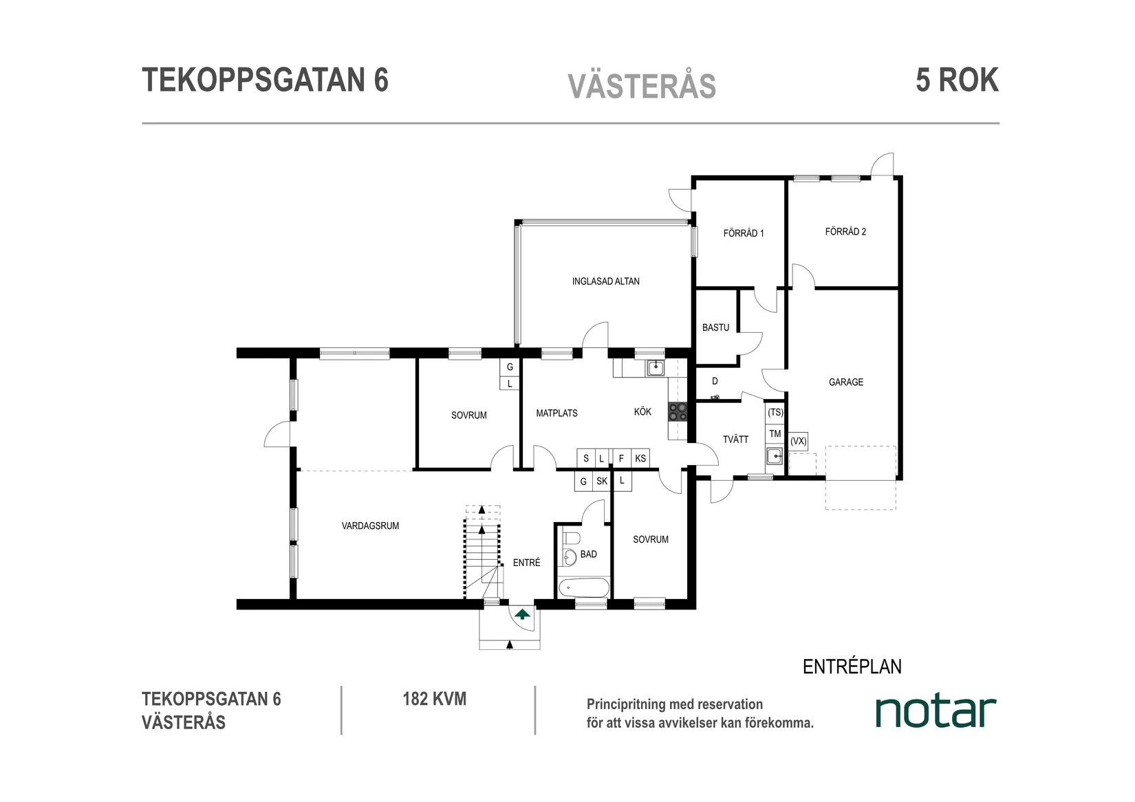 Villa, Tekoppsgatan 6, Skälby, Västerås