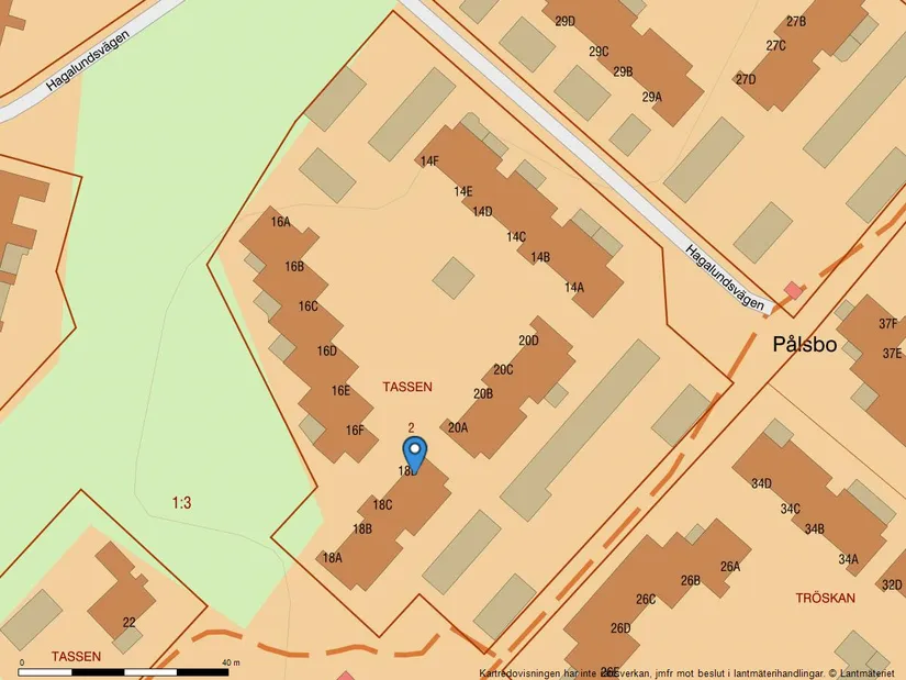 Bostadsrätt, Radhus, Hagalundsvägen 18D, Pålsbo, Halmstad