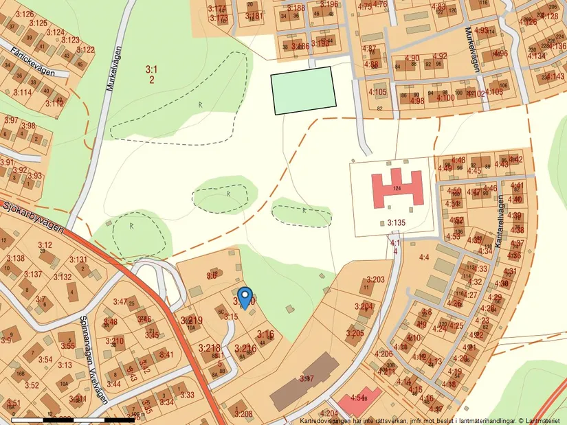 Tomt, Sjökarbyvägen 6D, Skånsta, Österåker