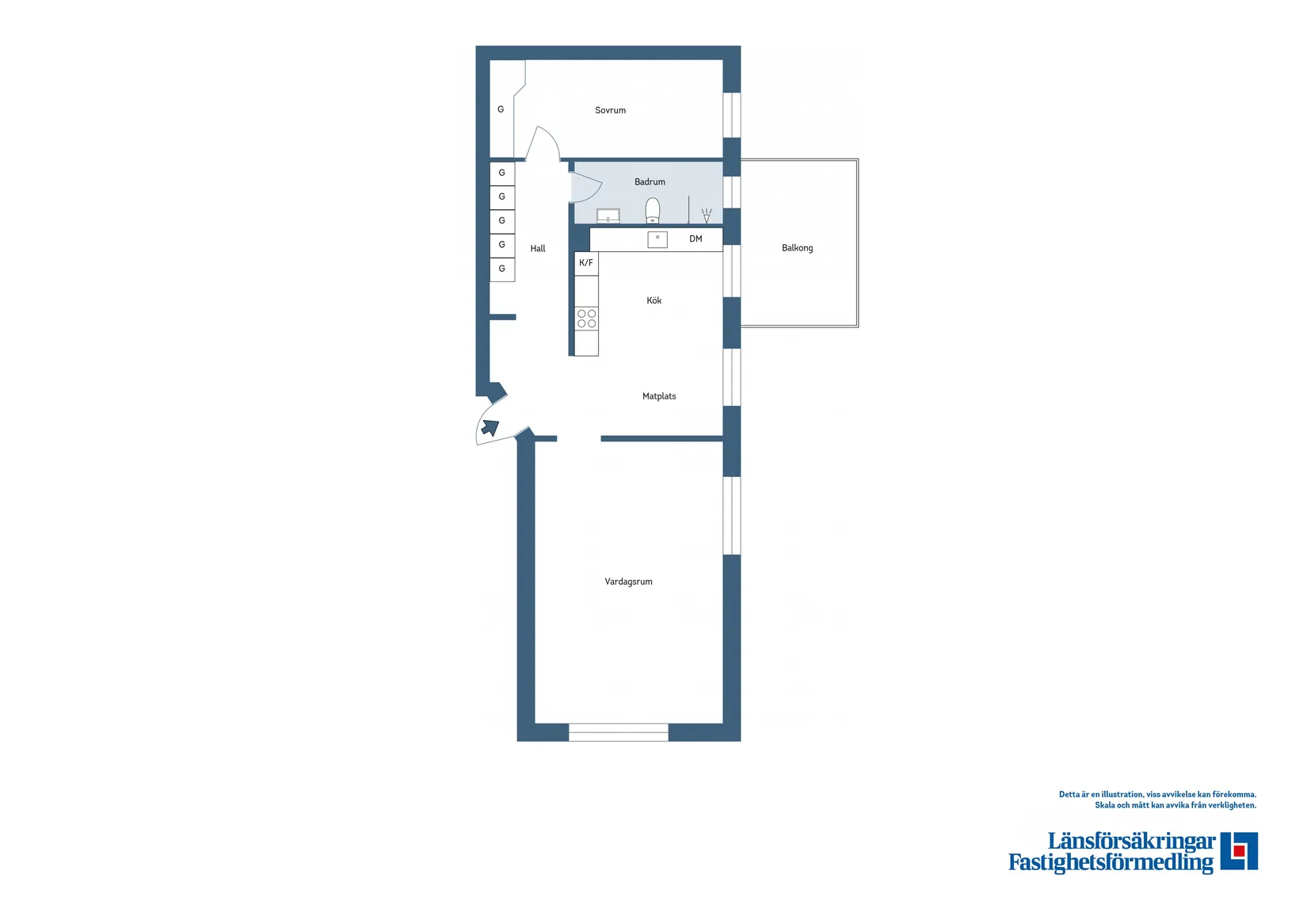Bostadsrätt, Frejavägen 6A, Britsarvet, Falun