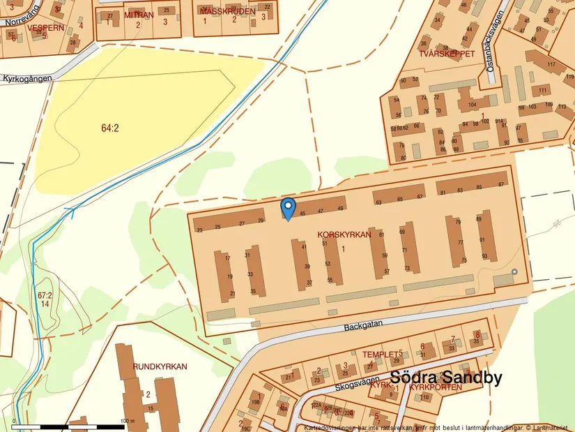 Bostadsrätt, Backgatan 43, Södra Sandby, Lund
