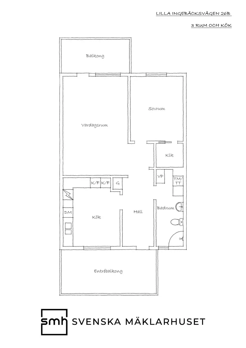 Bostadsrätt, Lilla Ingebäcksvägen 26B, Hisings Kärra, Göteborg