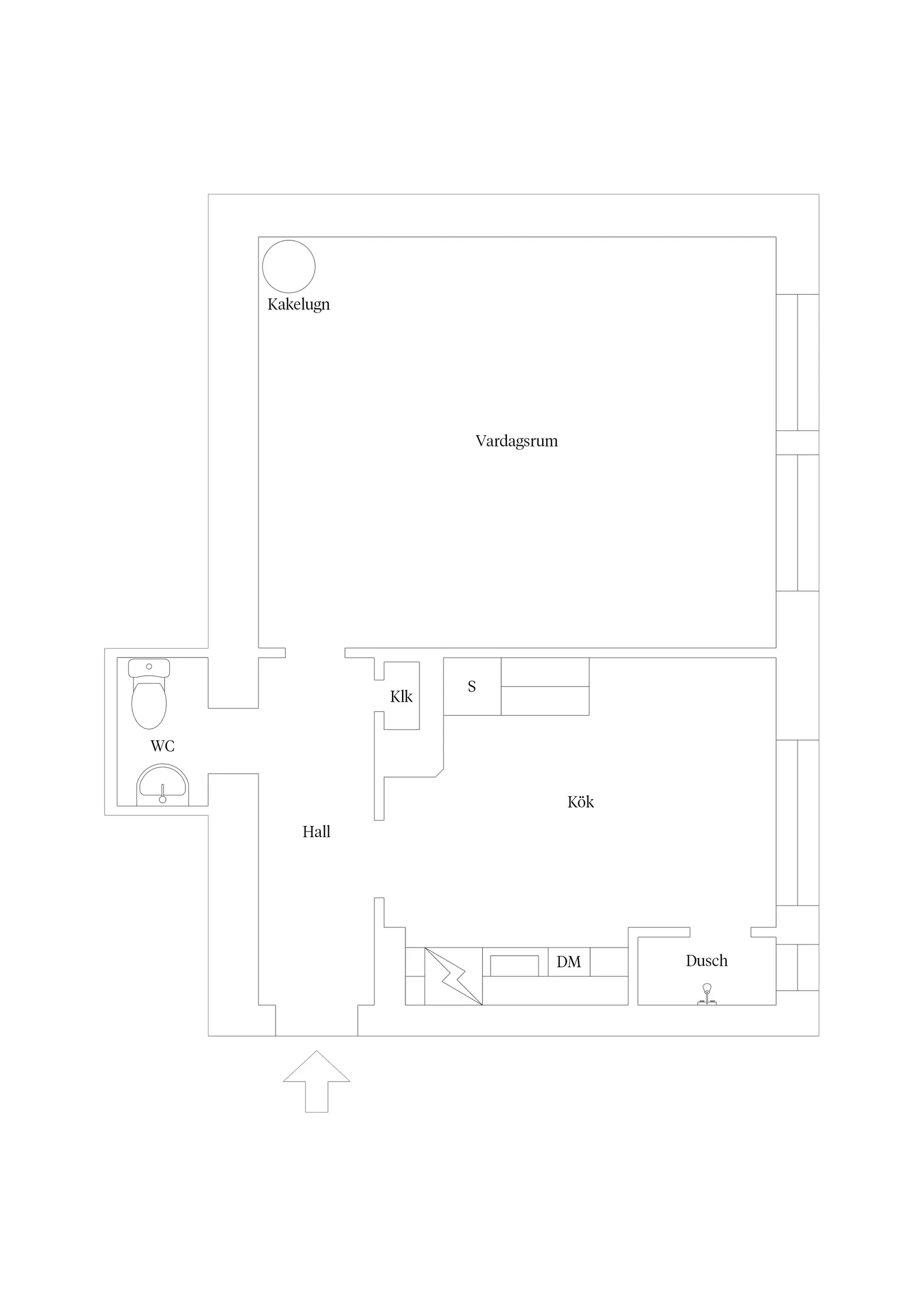 Bostadsrätt, Frodegatan 5B, Fålhagen, Uppsala