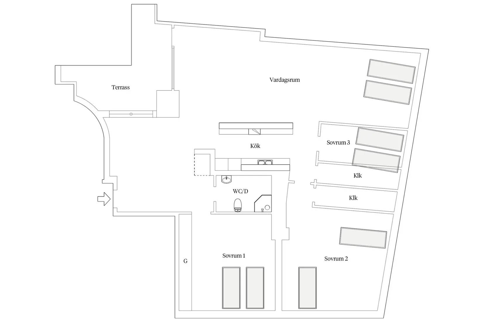 Bostadsrätt, Roslins väg 4, Ribersborg, Malmö