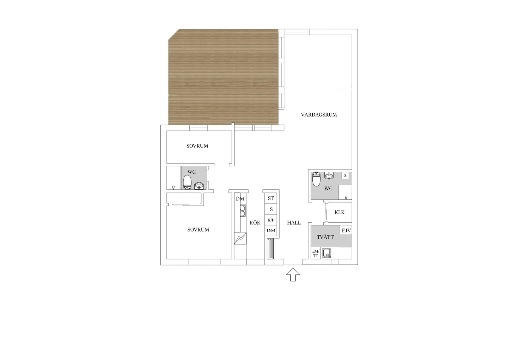 Bostadsrätt, Toftasjövägen 24, Sandsbro, Växjö