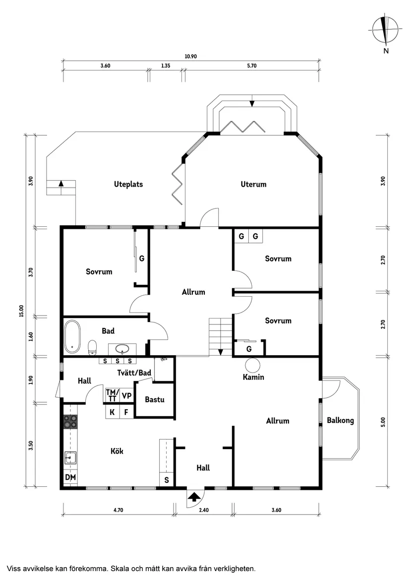 Villa, Hasselvägen 2, Perstorp