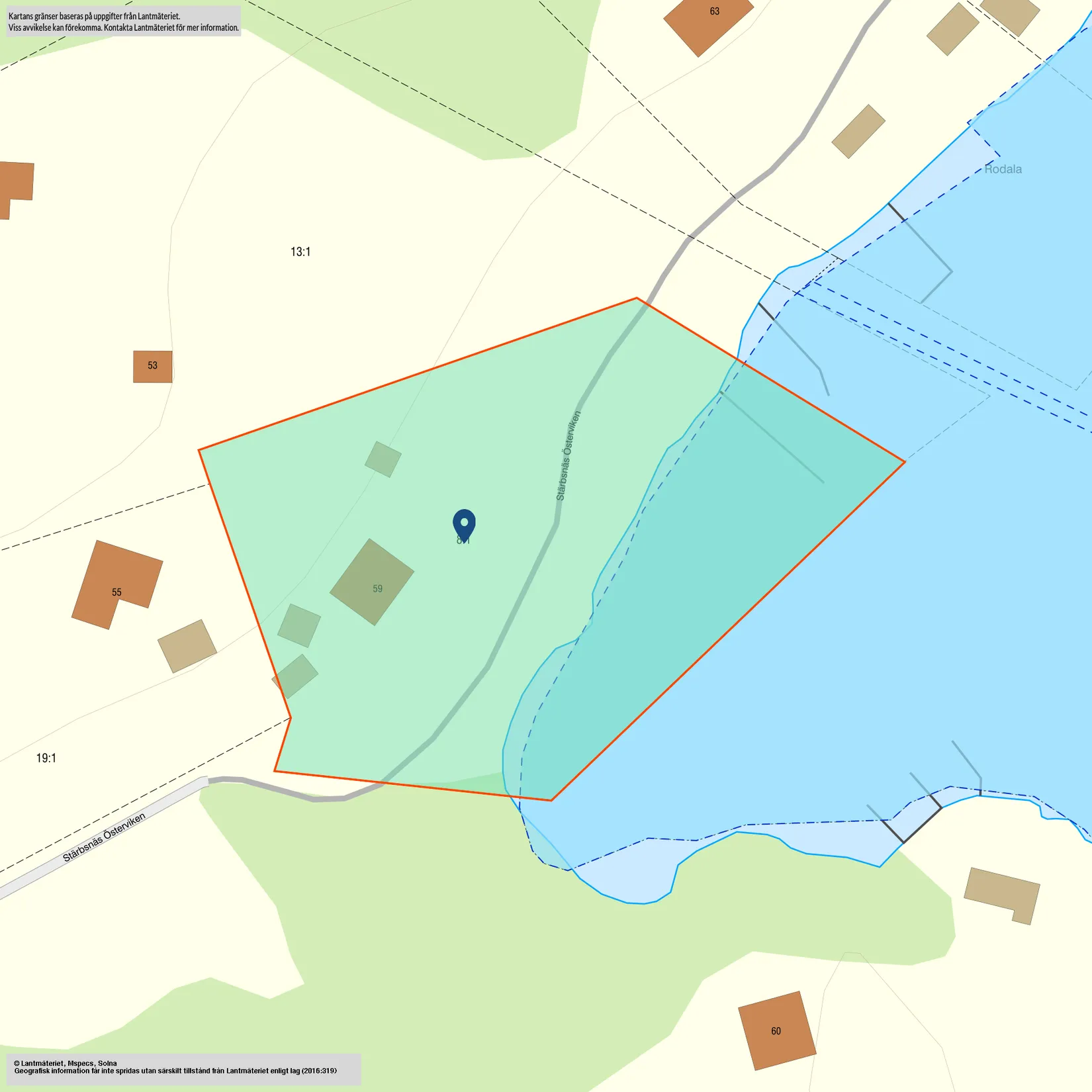 Fritidshus, Stärbsnäs Österviken 59, Stärbsnäs, Norrtälje