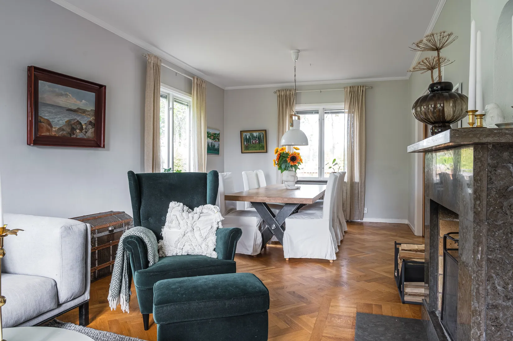 Villa, Kinne-Kleva Prästgård 1, Kinnekulle, Götene