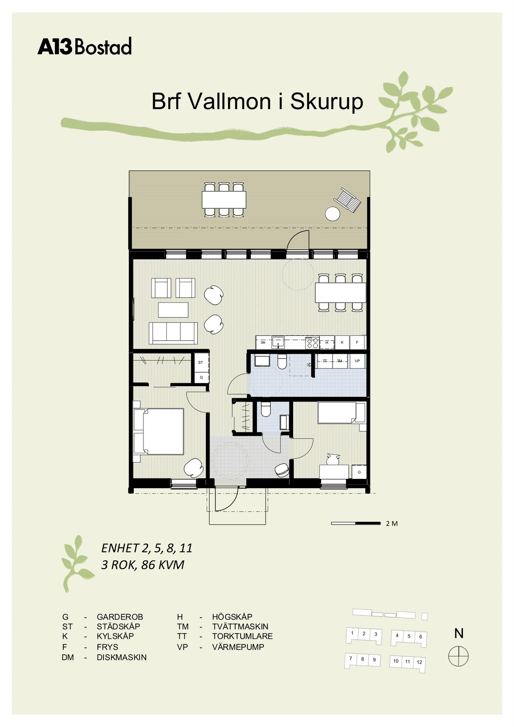 Bostadsrätt, Vallmon Skurup nr 5, Skurup Vallmon - Västeräng, Skurup