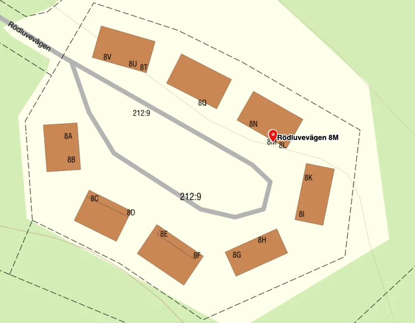 Bostadsrätt, Rödluvevägen 8M, Gesunda, Mora