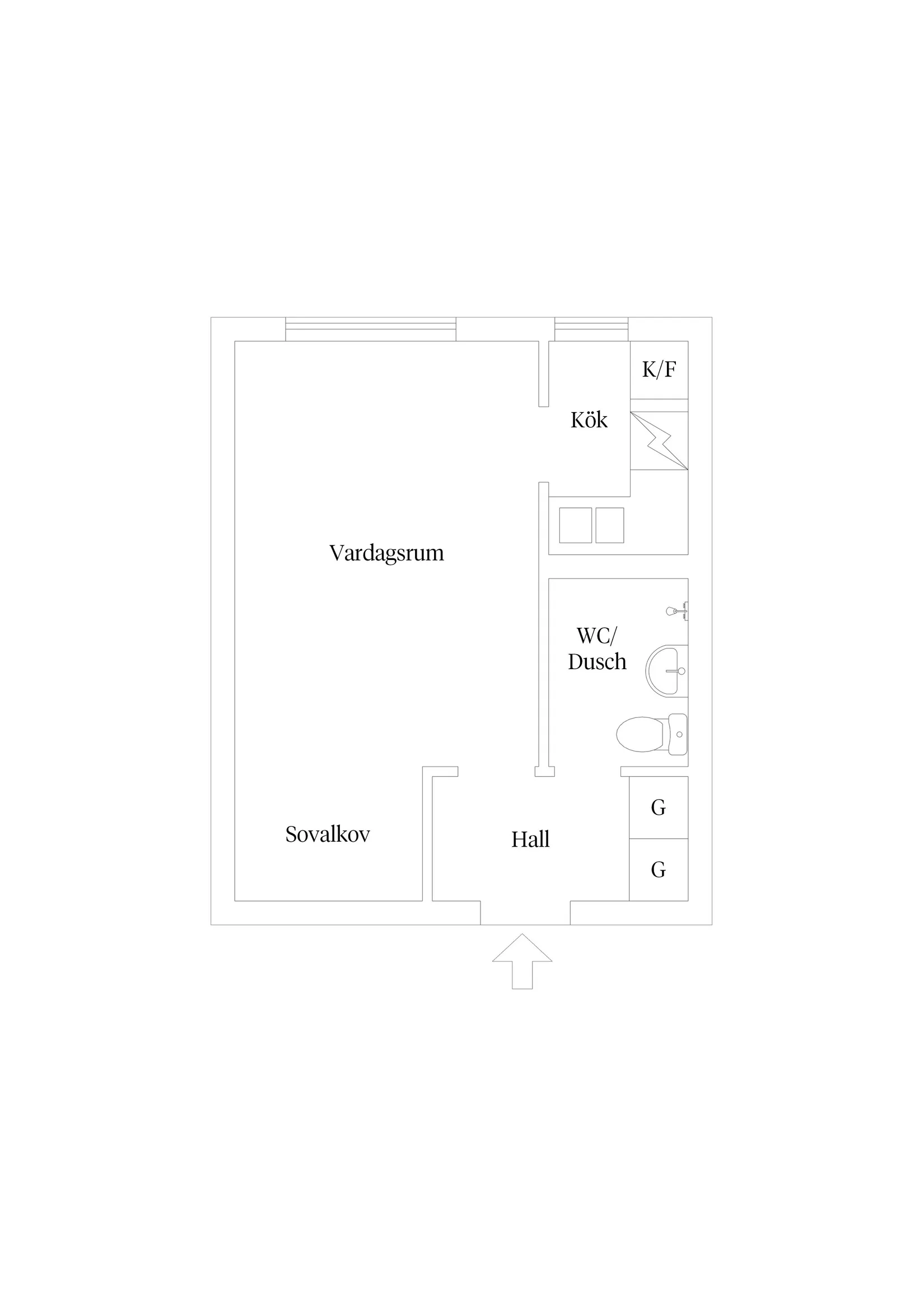 Bostadsrätt, Verkmästargatan 5A, Salabacke, Uppsala