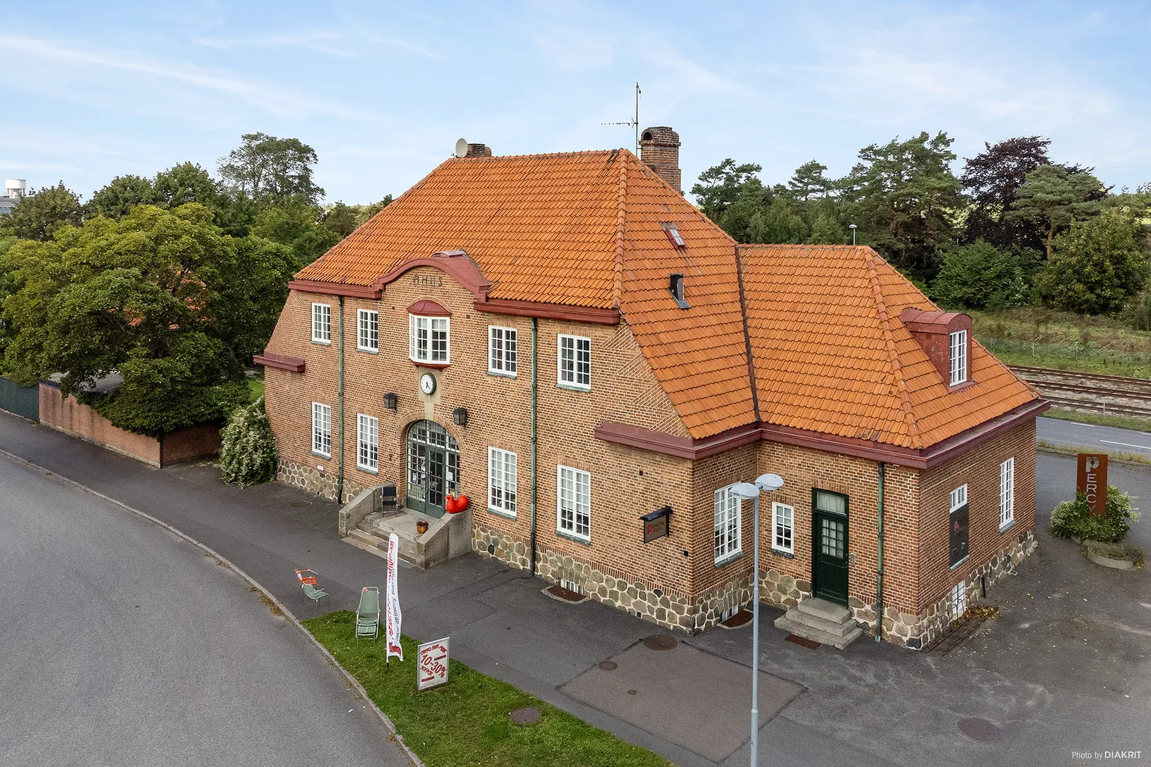 Villa, Järnvägsgatan 2D samt Järnvägsgatan 2C, Åhus, Kristianstad