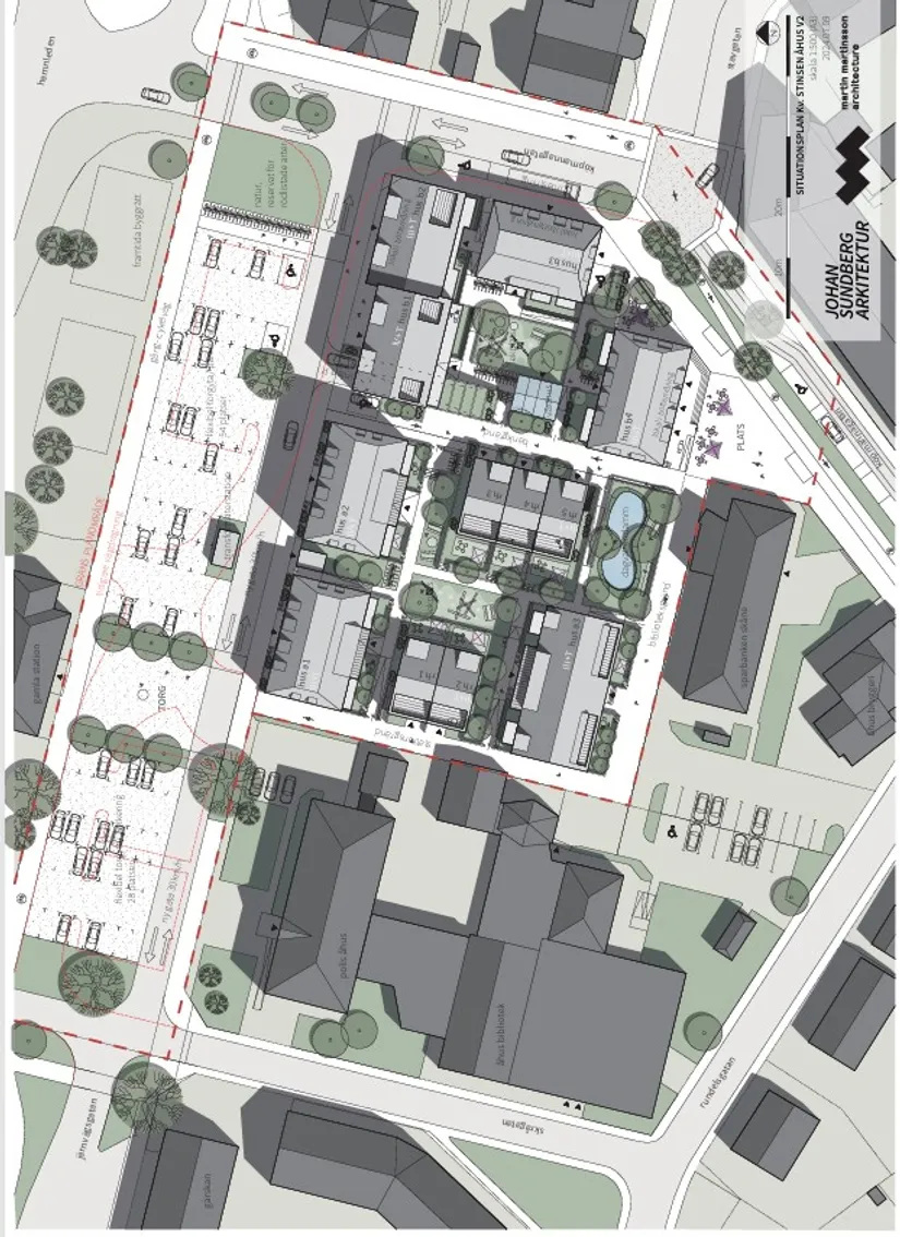 Villa, Järnvägsgatan 2D samt Järnvägsgatan 2C, Åhus, Kristianstad