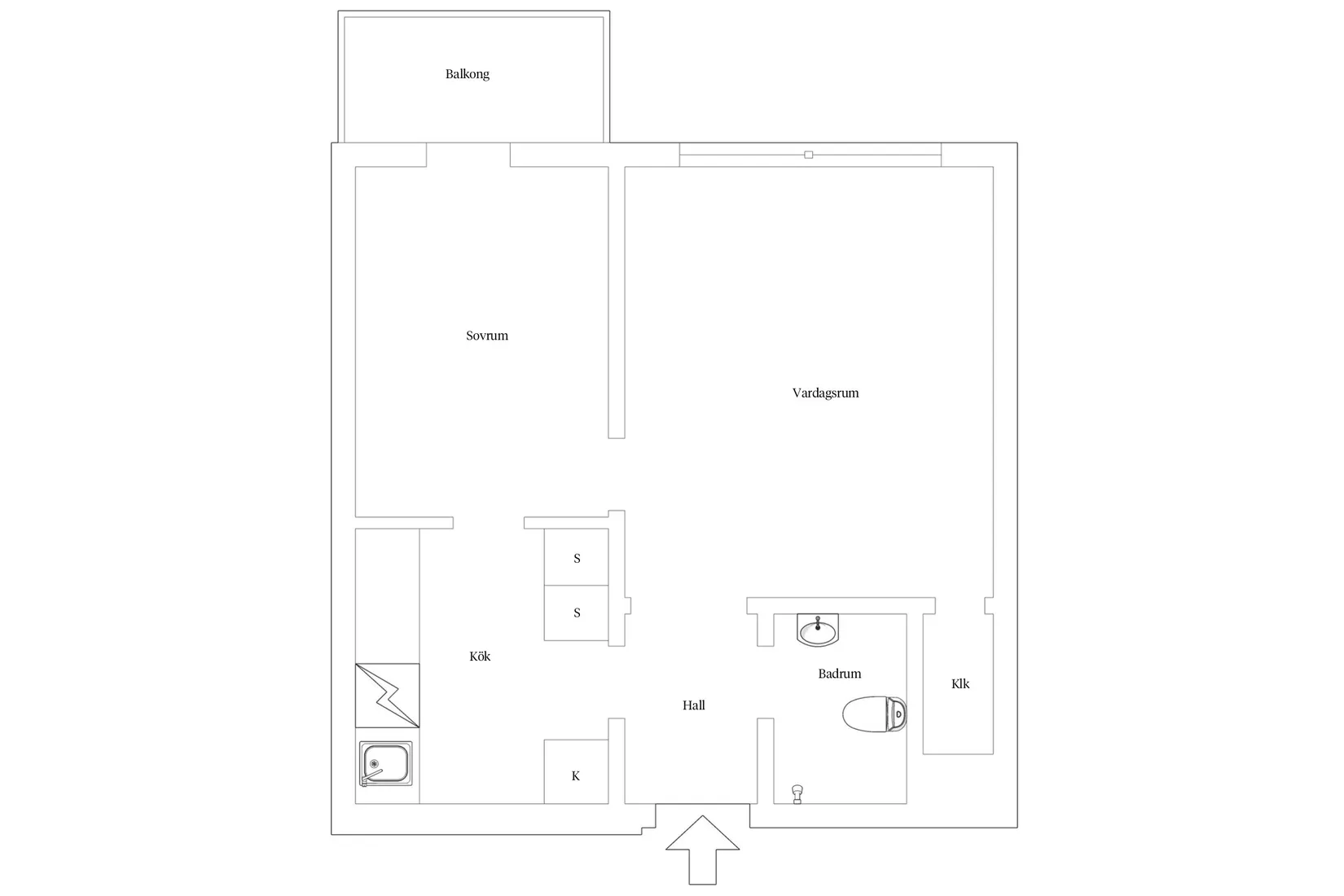 Bostadsrätt, Kungsklippan 14, 4 Tr, Kungsholmen - Kungsklippan, Stockholm