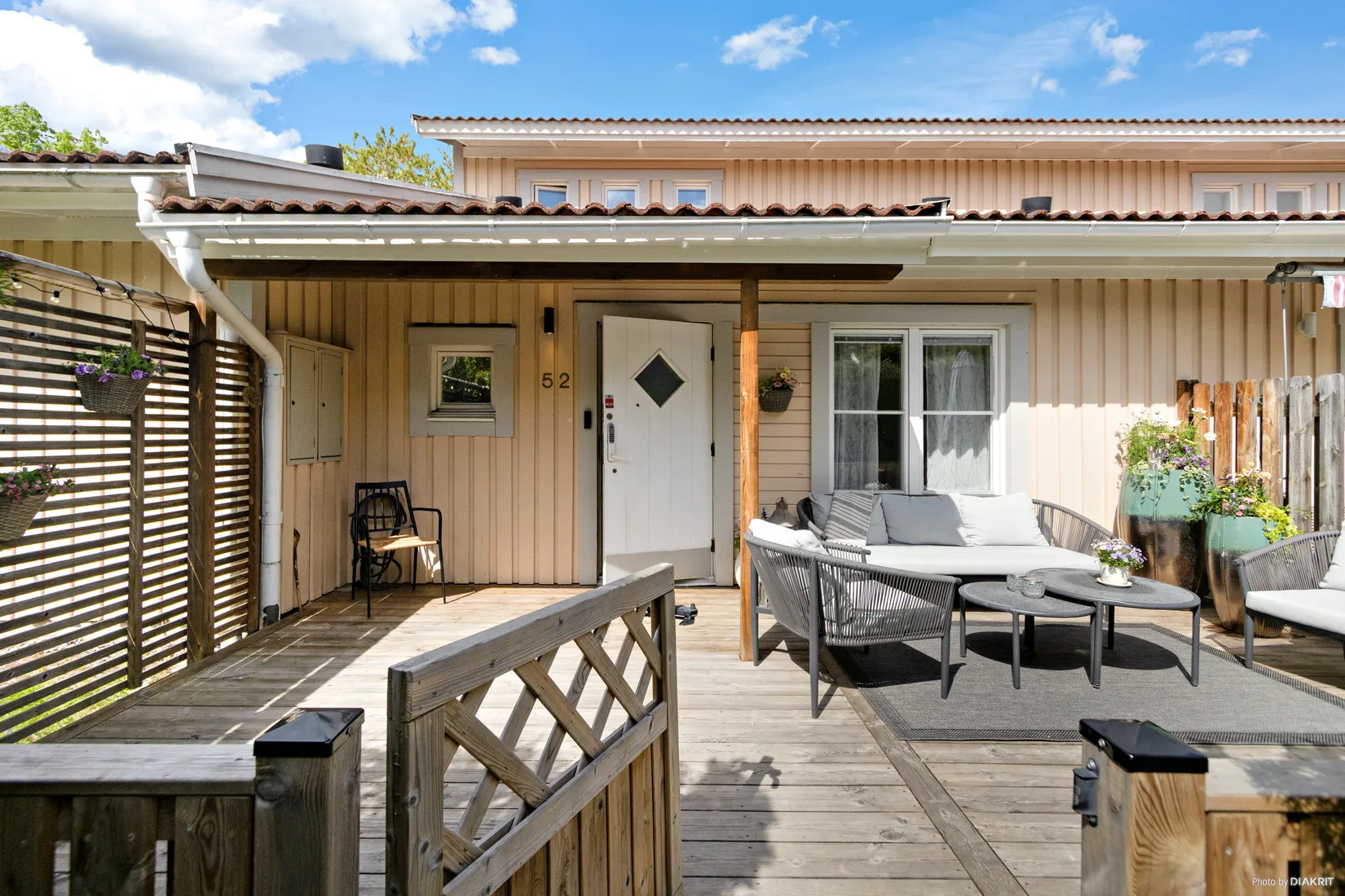 Radhus, Missionsvägen 52, Gribbylund, Täby