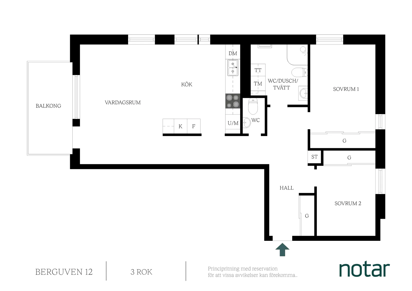 Bostadsrätt, Berguven 12, Hovås, Göteborg